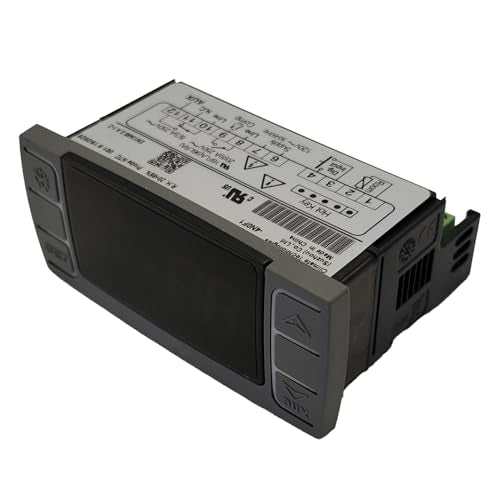 XR03CX-4N0F1 Temperature Controller ,120V/50-60HZ Digital Thermostat Controller Fit for Dixell Programmable Refrigerators/Freezers,Normal Temperature Refrigerating Units Compressor Refrigerators - style: XR03CX-4N0F1