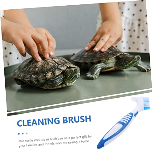 Aquatic Tortoise Shell Cleaning Brush Turtle Shell Mud Dirt Remover Brush for Fish Tank and Reptile Tank Cleaning