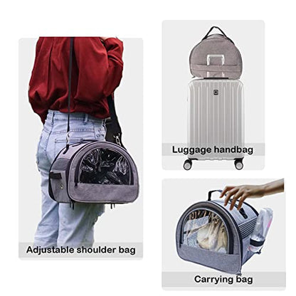 Bunny Carrier, Portable Small Pet Bag with Water Bottle Holder | Breathable carrier, lightweight, leak-proof liner, vet appointments& outdoor trips, fits rabbits, guinea pigs, bearded dragon - size: Small