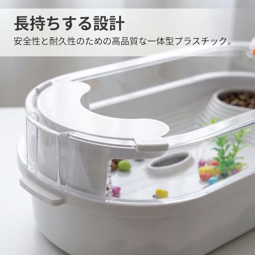 Turtle Tank for Aquatic Turtles, Anti Desktop Turtle Habitat Terrarium with External System