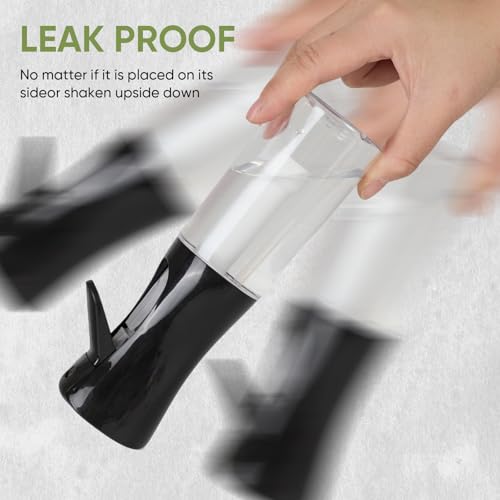 Continuous Spray Bottles, Ultra Fine Mist Sprayer, Spray Bottle For Hairstyling, Cleaning, Plants, Pets, Barbers, Salons (Black) - color: Black