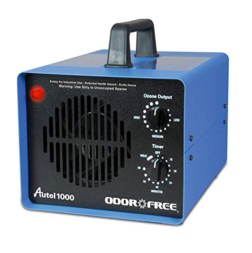 OdorFree Autel 1000 Ozone Machine Odor Removal for Eliminating Smells and Permanently Removing Pet, Car and Musty Odors - Ozone Generator for Autos, Hotels and Small Spaces With Short Treatment Times - size: Autel - 1000
