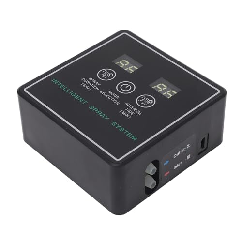 ViaGasaFamido Reptile Fogger, Smart Spray System with 360 Degree Adjustable Nozzles, Automatic Timing for Terrarium Lizards and Frogs