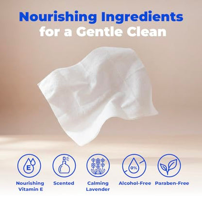 Best Pet Supplies Cleaning Dog Wipes - Calming Lavender, 400 Count | Lavender Scented, Large 8x9" Pet Wipes, Vitamin E, Puppy & Cat Safe, Gentle Grooming, Resealable Pouch Prevents Drying - color: Calming Lavender, size: 400 Count