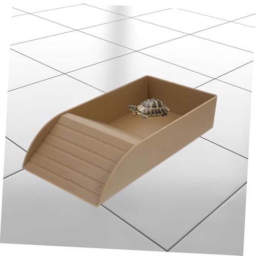 BESPORTBLE Turtle Bathing Pool Extra Large Reptile Water Bowl Tortoise Soaking Tub Household Turtle Pool Reptile Accessory Abs Material