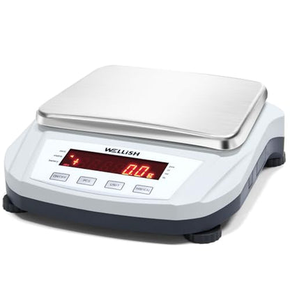 Lab Scale 5000g/0.1g High Precision Digital Scale Analytical Balance Electronic Scale for Kitchen Lab Weighing - style: 5000g x 0.1g WITHOUT weight