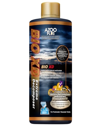 AZOOPLUS BIO XD Extreme Decomposer Nitrifying Bacteria for Freshwater and Saltwater Fish Tank 33.8 Ounces - size: 33.8 oz