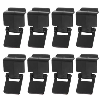 WOONEKY 8pcs Aquarium Lock Clips: Terrarium Lid Lock Reptile Cage Clips Terrarium Cover Clamps for Reptile Tanks Secure Escape