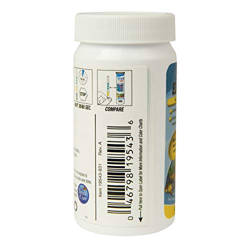 Tetra EasyStrips 6-in-1 Aquarium Water Test Strips, 100 Count | 1 Strip Tests 6 Water Quality Issues, Results In 60 Seconds, For Freshwater Or Saltwater Fish Tanks, Test Weekly - size: 100-Strip