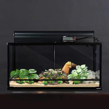 2Pcs Reptile Artificial Plants, Terrarium Plants Decorations, Aquarium Fish Tank Plant, Amphibian Habitat Hideout (Style-2) - color: Style-2