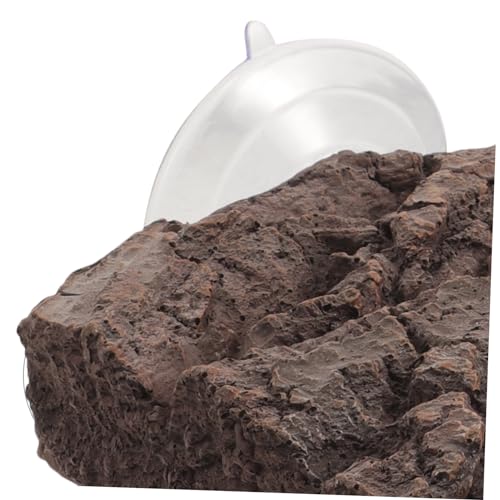 balacoo Turtle Resin Floating Platform Basking Area for Aquarium Turtle Tank Rocks Tortoise Basking Platform Suction Cups