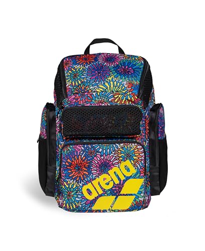 ARENA One Go Swim Backpack Travel Large Size Athletes Sports Equipment Bag 45 Liters - color: Arena Garden