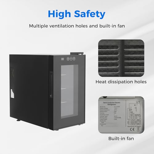 23L Reptile Egg Incubator, 55W 110Vortable Reptile Scientific Lab Incubator Digital Automatic Incubator Cooling and Heating Reptile Cabinet with Tempe Controlled 10-40°C for Turtle and Small Reptiles