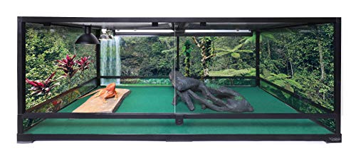 Carolina Custom Cages, 48Lx24Wx18H Extra-Long Deep Terrarium; Easy Assembly - size: 48Lx24Wx18H