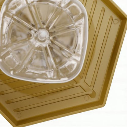 GLOGLOW Food and Water Bowl for Lizard Chameleon (Earthy Yellow) - color: Earthy Yellow