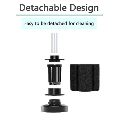 AQUANEAT 3 Pack Aquarium Bio Sponge Filter Breeding Fry Betta Shrimp Nano Fish Tank (Small up to 10Gal) - size: Small up to 10Gal