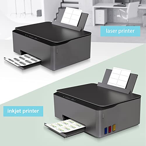 Methdic Shipping Labels 2"×4" 1000 Labels Sticker Paper for Laser/Ink Jet Printer Mailing Labels 8.5"×11" White 10 per Sheet - size: Rectangular 2" x 4", style: 100 Sheets