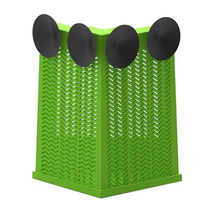 Wall Mounted Reptiles Feeding Station Corner Feeder Box With Suction Cup Attachment For Terrariums Reptiles Supply