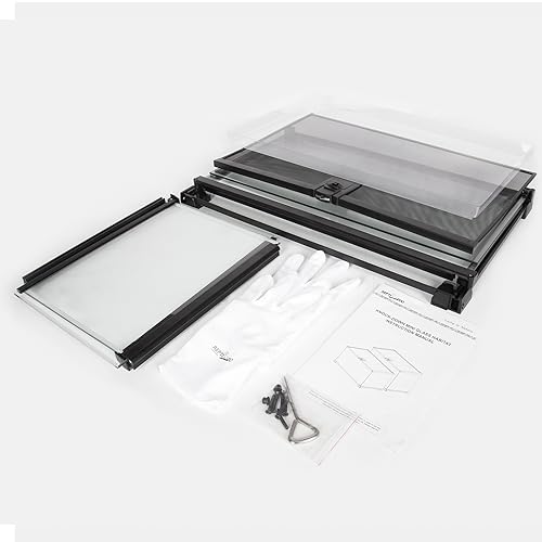 REPTI ZOO Full Glass 15 Gallon Reptile Tank, Medium Reptile Terrarium 24" X 12" X 12" for Gecko Hermit Crab Hognose Snake etc, Top Screen Ventilation & Feeding - size: 24"W X 12"D X 12"H (15 Gallon)