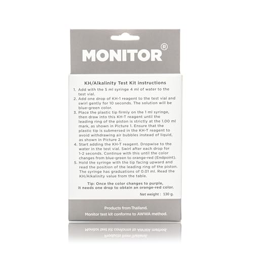 Monitor Calcium/Magnesium, Alkalinity Test KIT for Coral & Reef_Combo Set