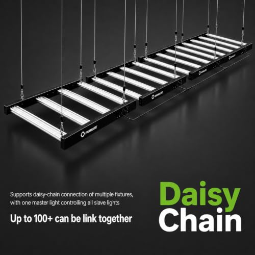 LED Grow Lights for Indoor Plants Full Spectrum Growing Light Bar Plant Hanging Growing Lamps Seedling Daisy Chain Dimmable - size: 260watts