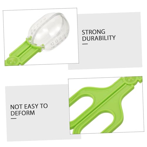 Plastic Material Reptile Poop Scoop Cage Clamp for Aquarium Cleaning Clip