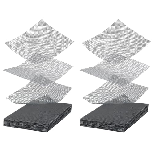 50 Packs 4 Inch Flower Pot Hole Mesh Pad, Plastic Mesh Screen Bonsai Bottom Planter Drainage Hole Grid Mat, Plant Succulent Pot Screens Mat Prevent Soil Loss - color: 50 Pcs, size: Square - 4"