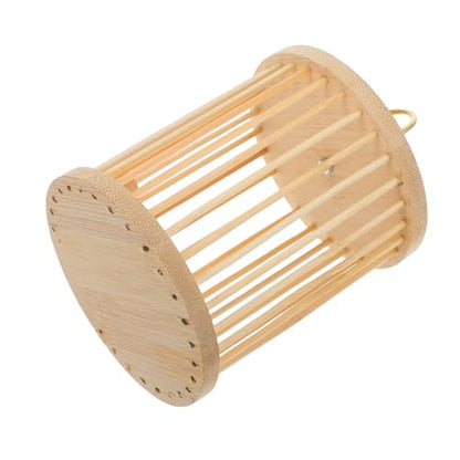 Wooden Cricket Cage Feeder with Ample Space and Ventilation, Portable Grasshopper Habitat Cage for Crickets and Reptiles, Sturdy Insect Enclosure for Breeding and Transport