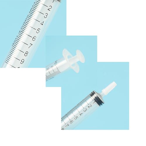 1ml Syringe Plastic Syringe with Cap, 12pcs Assorted Sizes (1ml, 3ml, 5ml, 10ml) for Liquid Transfer, Pet Feeding and Industrial Use, No Needle - size: 1ml3ml5ml10ml