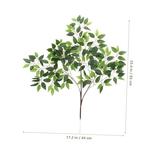 2pcs Reptile Simulation Plant Hanging Rattan Decor for Terrarium Habitat Lifelike Leaves for Lizards Snakes Crabs More Creates Natural Hiding Spots and Vibrant Environment