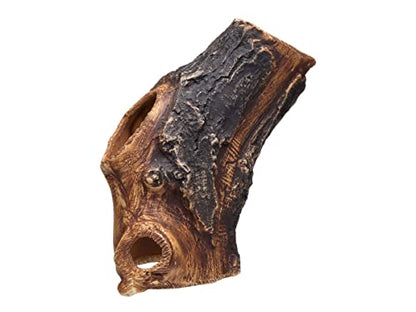 Aquarium Cave - Ceramic Betta Fish Tank Decor - Natural Aquarium Decor - Large Reptile Hide - Fish cave Hideout - Snake Hide - Cave for Cichlids and plecos (Tree Lodge)