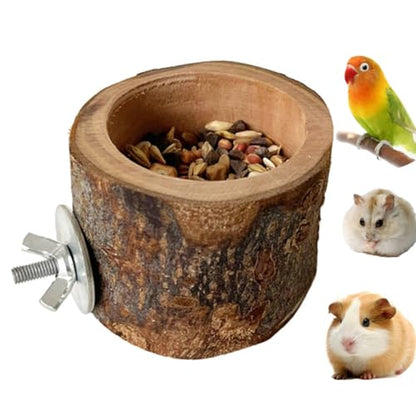 Small Bird Feeding Dish Cups, Removable Pet Food Bowl for Cage, Parrot Feeding Bowls for Finches Lovebirds Budgie Cockatiel Parakeet