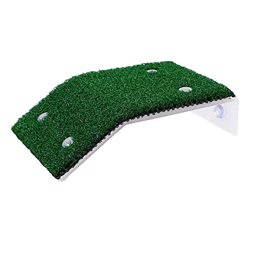 Turtle Basking Platform,Tortoise Ramp Reptile Ladder Resting Terrace Fish Tank Aquarium Turtle Dock Floating Décor for Small Reptile Frog Terrapin(M) - size: Medium