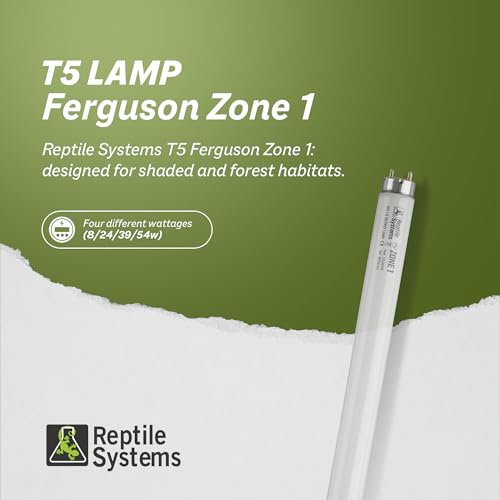 Reptile Systems T5 Ferguson Zone 1 Reptile Lamp – 22-in, 24-watt – Light for Reptiles, Chameleons & Geckos – Ideal for Tanks & Vivariums