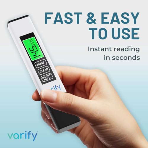 Instant 4-in-1 TDS Meter Digital Water Tester for Drinking Water | Accurate 0–9990 PPM EC & Temp Readings | Ideal for RO Systems, Aquariums, Pools – Built for Professionals, Easy for Anyone - size: 1 Pack