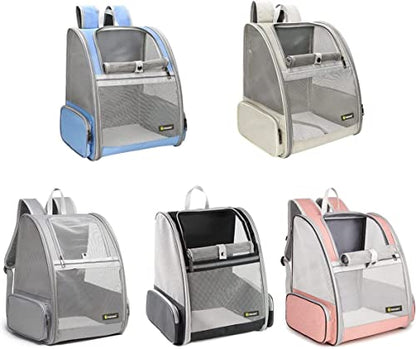 Texsens Innovative Traveler Bubble Backpack Pet Carriers for Cats and Dogs - color: Blue
