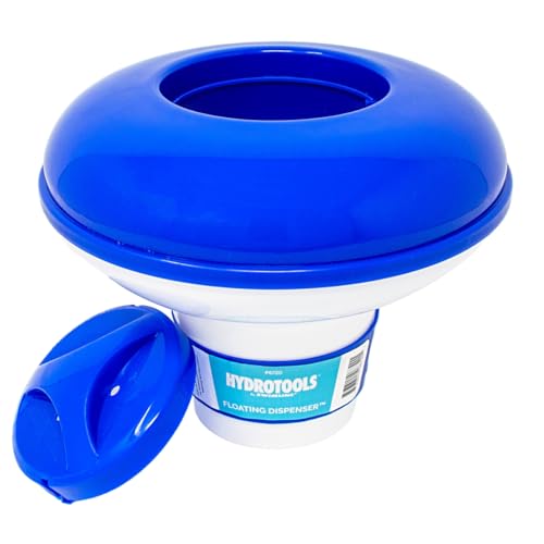 Swimline HYDROTOOLS BY SWIMLINE 8720 Extra Large Capacity Pool & Spa Chemical Dispenser | Compatible With Bromine & Chlorine Supports 1-3’’ Tablets | Adjustable Control Ring For Customizable Flow Rate - color: Classic