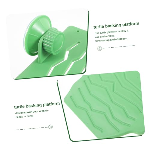 Turtle Basking Platform Suction Cup Reptile Resting Terrace for Aquariums Easy Climbing Access for Turtles and Amphibians Lightweight and Practical Terrarium Decor