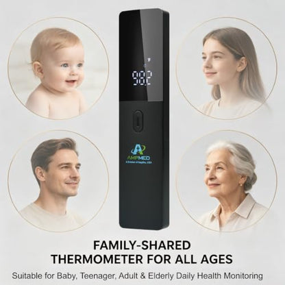 Medical Grade No-Touch Forehead Thermometer | Adults, Kids, Infants, Newborns, Non-Contact, Touchless Temporal Fever