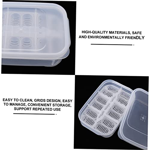UPKOCH Reptile Hatching Box Transparent Incubation Container for Gecko Snake Lizard Eggs Lightweight Durable Double Design for Breeding and Scientific Research