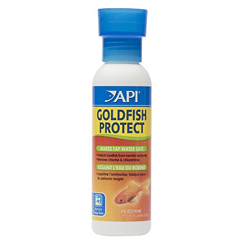 API GOLDFISH PROTECT Aquarium Water Conditioner 4-Ounce Bottle - size: Water Conditioner