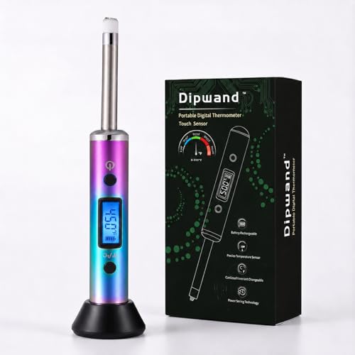 Real-time Temperature Reading Device, Digital thermocouple Thermometer Kits - Rainbow - color: Rainbow