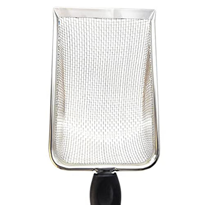 Reptile Stainless Steel Sand Scoops Metal Shovel Sifter Fine Mesh Terrarium Substrate Cleaner Corner Sifter Cleaner