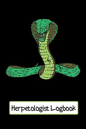 Herpetology Logbook: Logbook Journal Notebook for Reptile and Amphibian Lovers - Gift for Aspiring Herpetologists - Log for Reptile Sightings - Great for Adults and Kids Hobbies