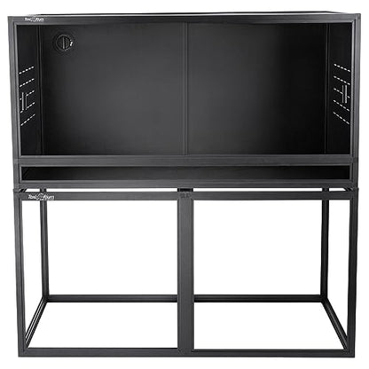 Reptile Enclosure Stand Bundle: Elevate Your Habitat - Includes Stand and Extra Enclosure for a Complete Elevated Setup 44 inches Width(Black) - color: Black, size: M-44''-Stand with enclosure