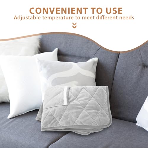 ULTECHNOVO Full USB Electric Heated Blanket Washable Velvet Material with Adjustable Heat Settings Constant Temperature for Home Outdoor Travel Use Soft and Comfortable Warmth