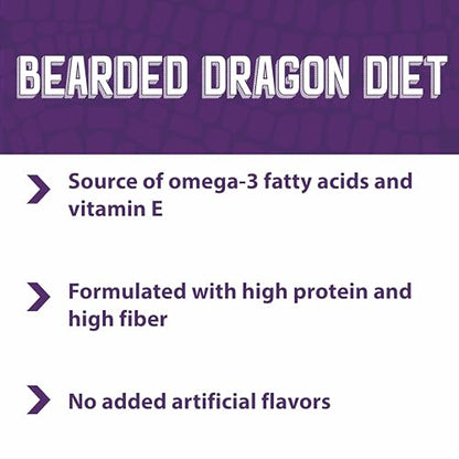 Mazuri | Bearded Dragon Food - Insect Portion of a Complete Diet | 8 Ounce (8 oz) Bag - size: 8 Ounce (Pack of 1)