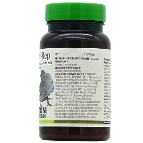 Nekton-Rep Vitamin Mineral Supplement for Reptiles and amphibians, 75gm - size: 2.65 Ounce (Pack of 1)