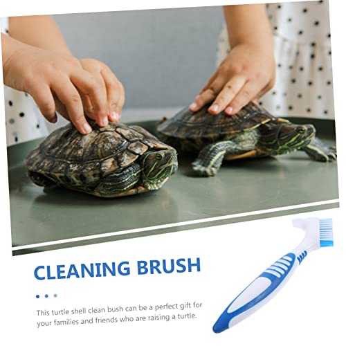 Aquarium Tools Scrubbing Brush for Fish Tank Turtle Shell Cleaning Brush Reptile Tank Accessories Reusable Material Double-Sided Design