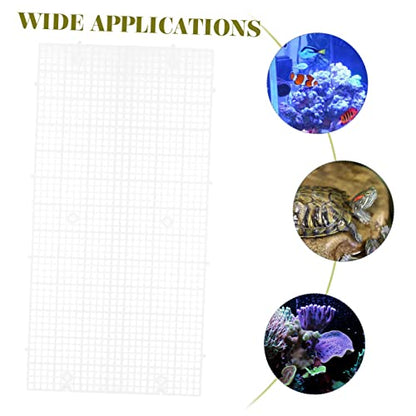 Totority 4pcs Aquarium Divider Grid Separator for Mixed Breeding Cups Isolation Board for Fish Tanks and Reptiles